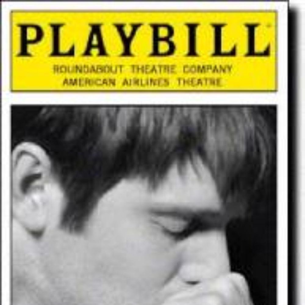Playbill After The Fall  Peter Krause Carla Gugino